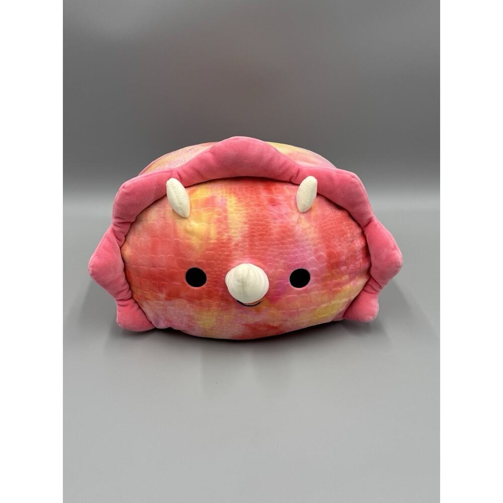 Squishmallows Stackable Trinity The Tie-Dye Triceratops Plush 10” Stuffed Animal